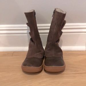 Livie and Luca, Brown Seude  girls boots. Size 13